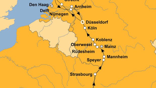 Ihre Reiseroute