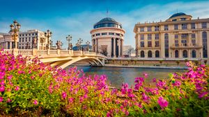 Skopje Vardar River