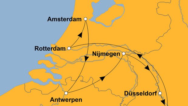 Ihre Reiseroute