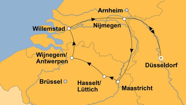 Ihre Reiseroute