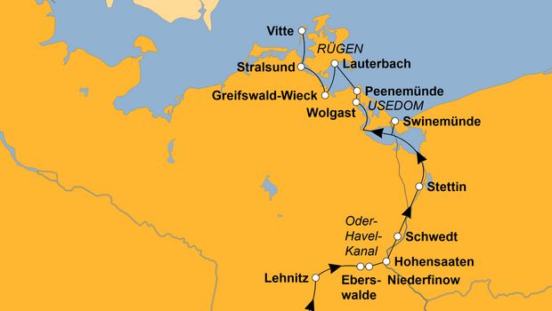 Ihre Reiseroute