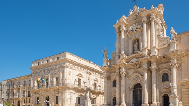 Kathedrale von Syrakus Sizilien