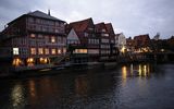 Lüneburger Fachwerkhäuser am Abend