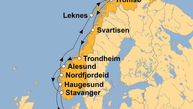 Ihre Reiseroute