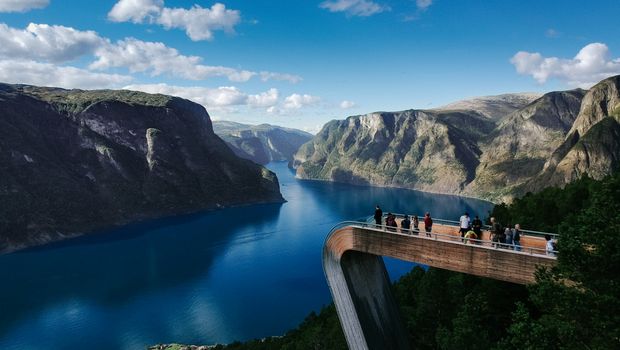 Aussichtspunkt über dem Sognefjord