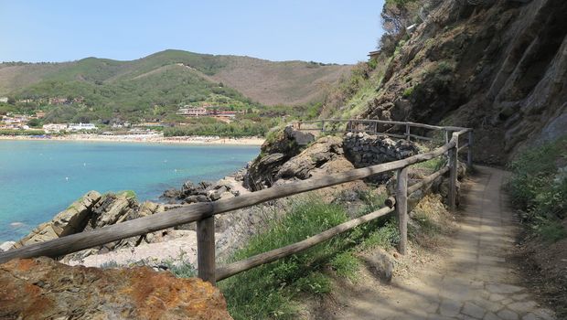 Küstenwanderweg Biodola Bucht auf Elba