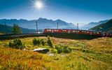 Fahrt auf dem Bernina Pass
