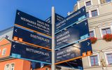 Weimar touristische Unterrichtungstafel