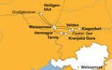 Ihre Reiseroute