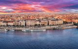 Budapest bei Sonnenuntergang