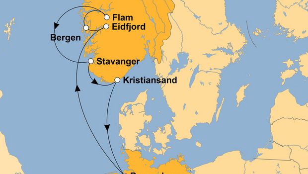 Ihre Reiseroute
